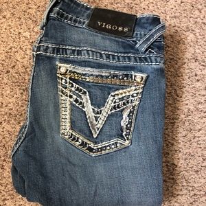 Vigoss jeans sz 28x33. Bootcut
